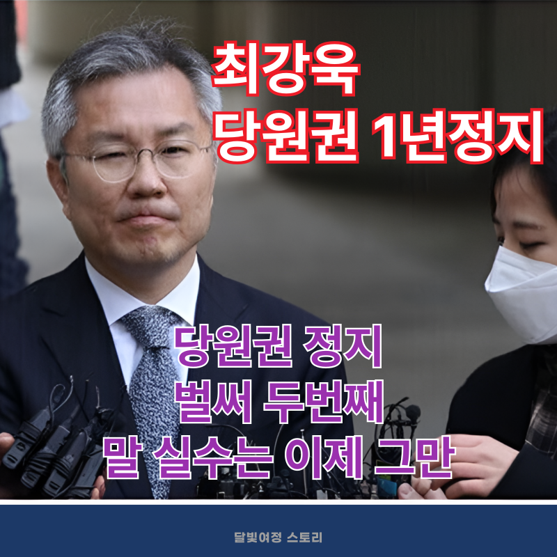 최강욱, 복권 한 달 만에 민주당 당원 자격정지 1년 징계 처분: 징계 사유, 뭐가 문제였나?