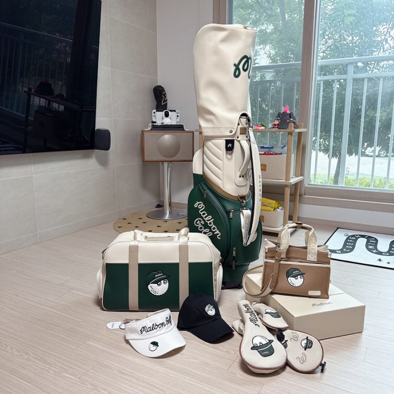 쇼핑 : 골린이준비물(말본 골프백,보스턴백,토트백,커버,모자)