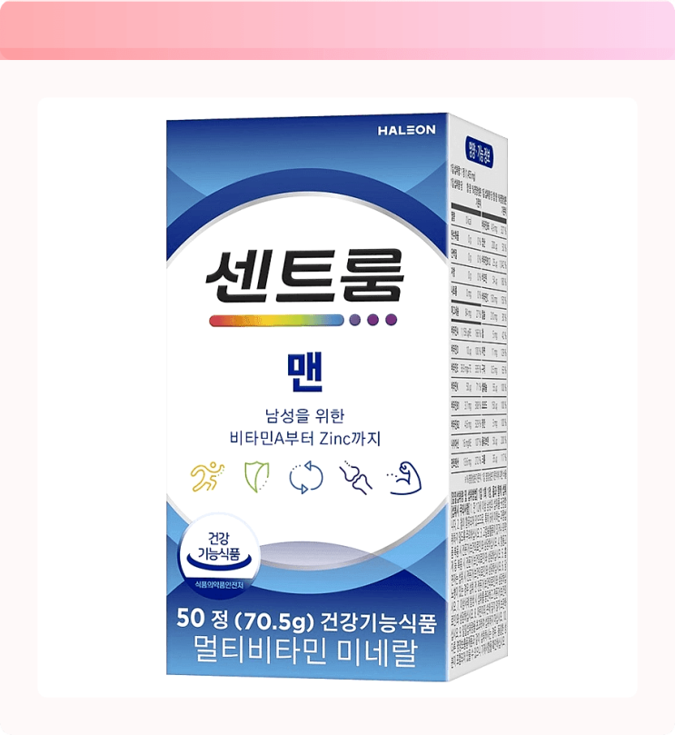  야근에 지친 당신, 센트룸 맨 멀티비타민 하나로 슈퍼맨 변신?!