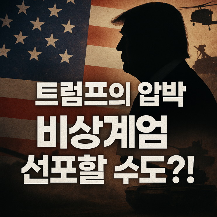 트럼프 비상<b>계엄 발언 논란</b> – 미국 정가 반응 정리
