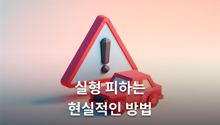  무면허운전사고 실형 피하려면 이것부터