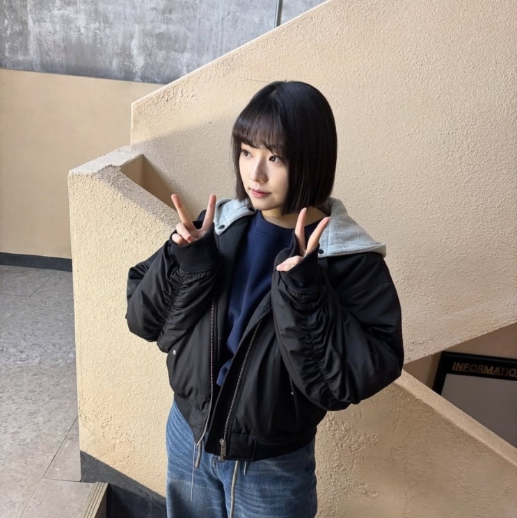  강미나 단발 태슬컷, 단발병 제대로 유발하는 짧은 단발