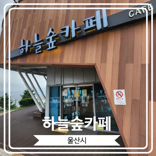  [하늘숲카페] 전망 좋은 울산 동구 아인슈페너 맛집