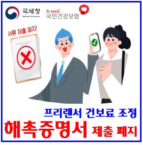  프리랜서 건강보험료 조정신청 (ft. 해촉증명서 제출 폐지) : 지역가입자, 실시간소득자료, 인적용역사업자, 일용근로자, 간이지급명세서, 사업근로기타, 보험설계사, 배달라이더