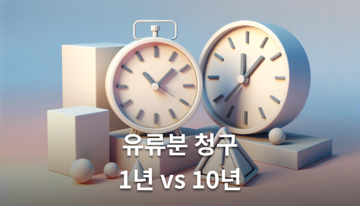  증여유류분청구기간 1년과 10년의 함정