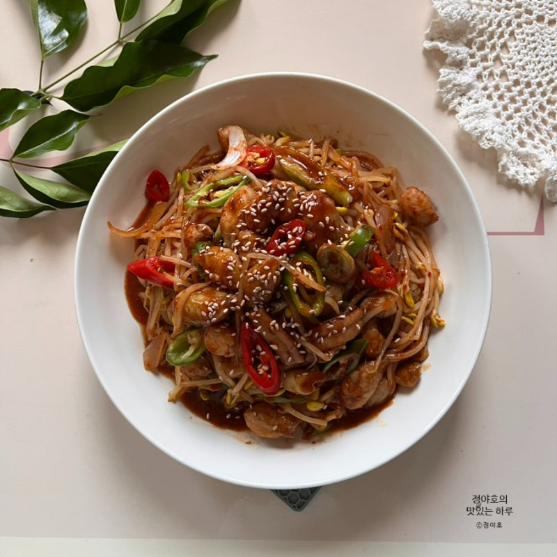 콩나물 미더덕 찜 오만둥이 손질법 술안주로 좋은 손님 초대요리