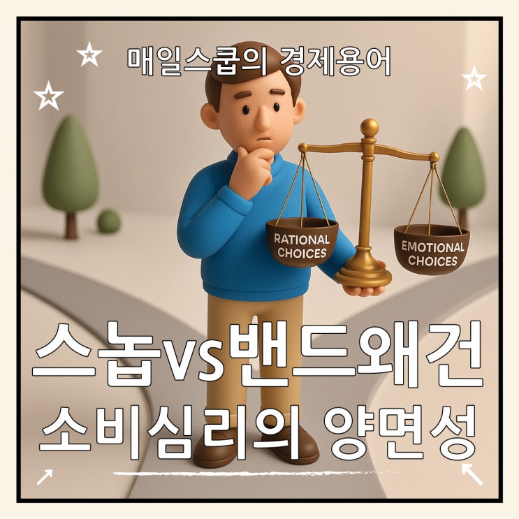  스놉효과 vs 밴드왜건효과 의미 차이 사례 비교