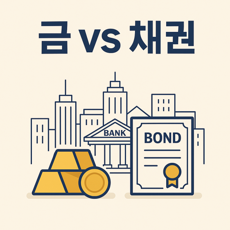  안전자산 양대 산맥, 금 vs 채권 (2025 최신 데이터 완벽 비교)