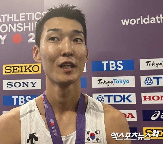 우상혁 프로필 은메달 세계육상선수권대회 발목 부상 2센치cm 부족 2위 기록