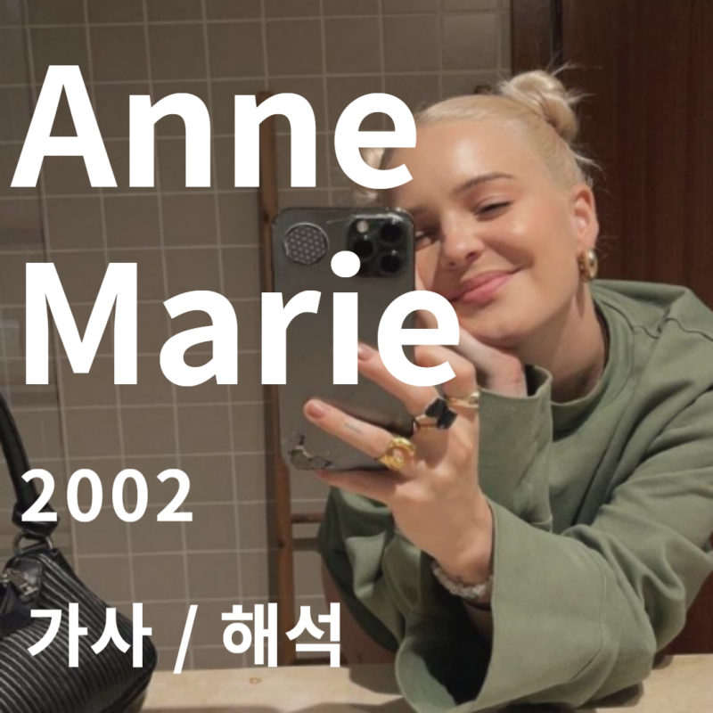 Anne Marie 앤마리 / 2002 [가사/해석/음악] 숨겨진 패러디 가사까지 알아봐요!