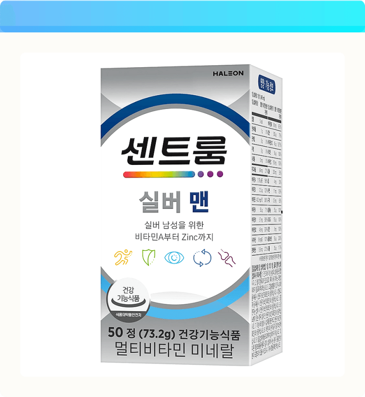  50대 남성 활력 충전! 센트룸 실버 맨, 솔직 후기 아침이 달라졌어요