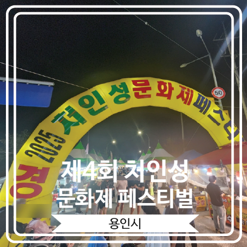  [제4회 처인성 문화제 페스티벌] 행사 마지막날 방문해서 불꽃쇼 보고 온 후기