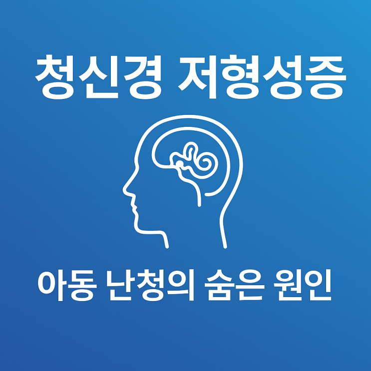  청신경 저형성증, MRI CT로 확인하는 아동 난청 원인