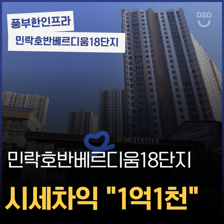 의정부아파트경매 민락호반베르디움 슬세권 입지 분석