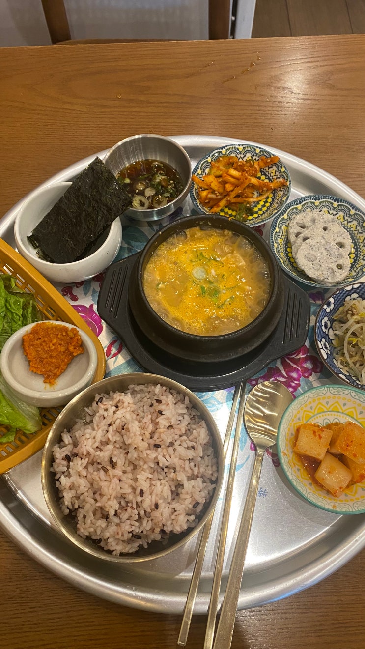 정자동 청국장 맛집! 정자역에서 만나는 할머니 손맛, 부뚜막 정식의 감동