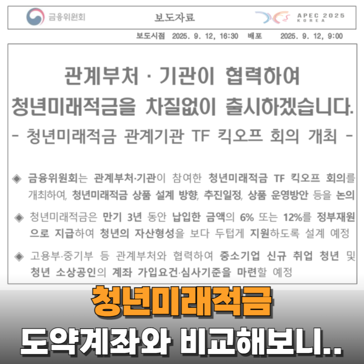  청년미래적금과 청년도약계좌 무엇이 더 좋을까?(Ft. 환승)