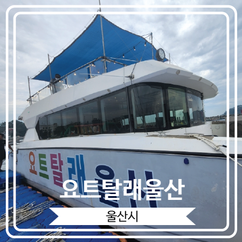  [요트탈래울산] 비 내리는 날에 울산 동구의 명소들을 바다에서 감상 할 수 있었던 요트 체험 후기
