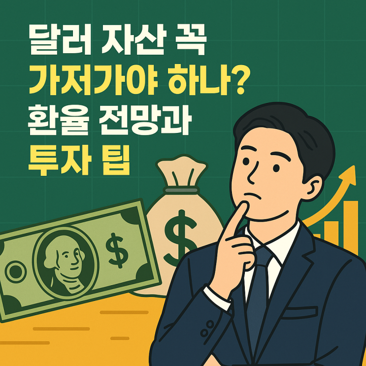  달러 투자, 지금 해도 될까? 환율 전망과 투자 전략