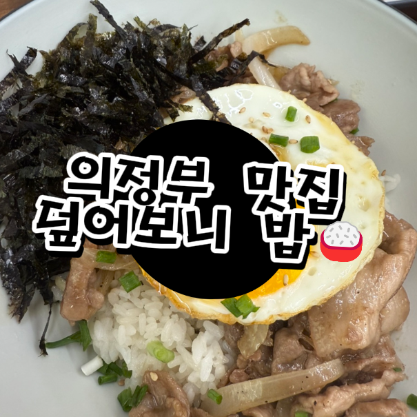  의정부역 맛집 덮어보니 밥｜의정부역 근처 가성비 좋은 덮밥집 후기