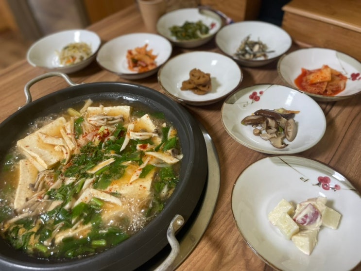  고성 현지인맛집 산촌애식당: 반려견동반