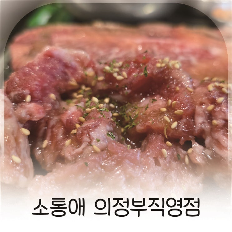  숯불향 가득한 고기집, 의정부 소갈비살과 된장찌개까지 완벽한 곳, 의정부역 맛집 추천