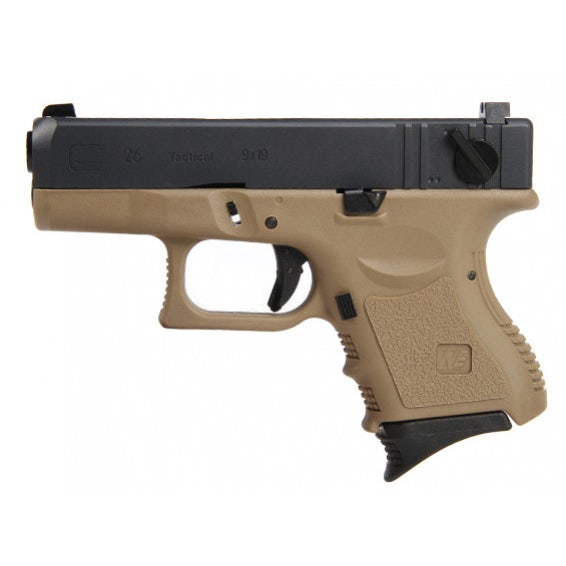 WE GLOCK26 글록26 3세대 GEN3 오토 풀메탈 풀각인 가스건 핸드건 비비탄총