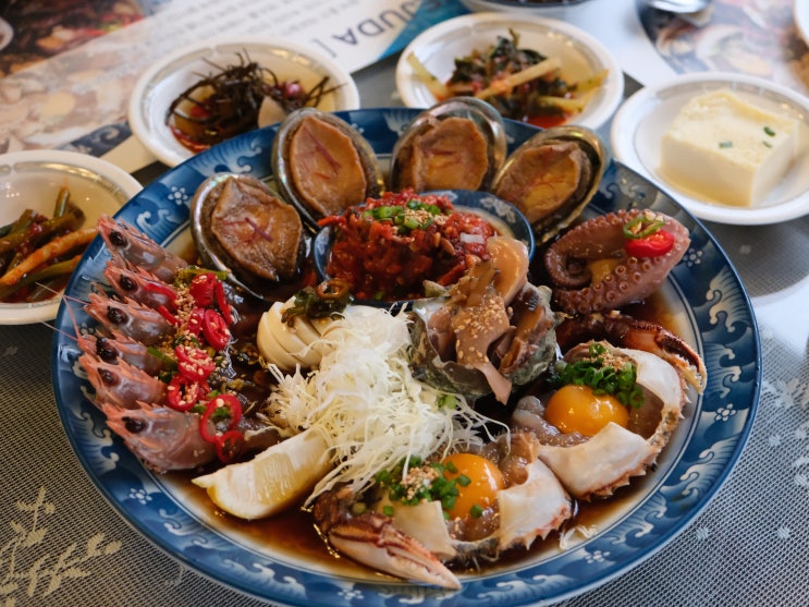  [하귀해안도로 애월 맛집 애월 제주다] 해물 모둠장의 진수