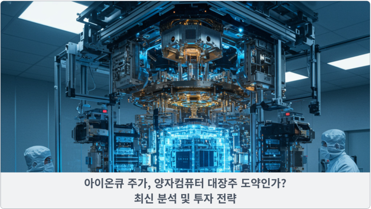  아이온큐 주가, 양자컴퓨터 대장주 도약인가? 최신 분석 및 투자 전략