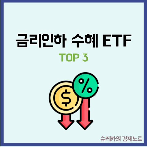 미국 금리 인하기 모아가면 좋은 ETF TOP3
