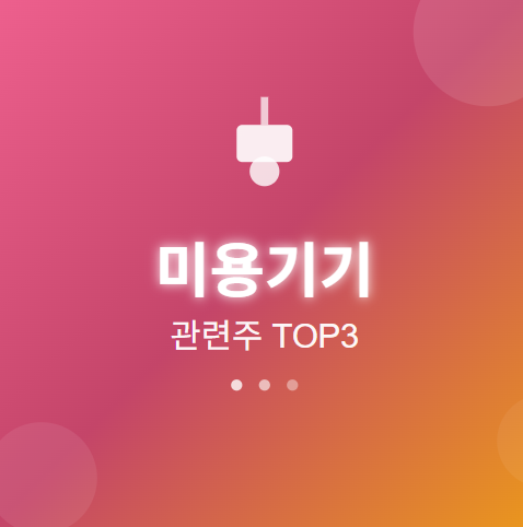  미용기기 관련주 · 대장주 TOP5 : K-뷰티 열풍과 함께 성장하는 투자 수혜 기회 