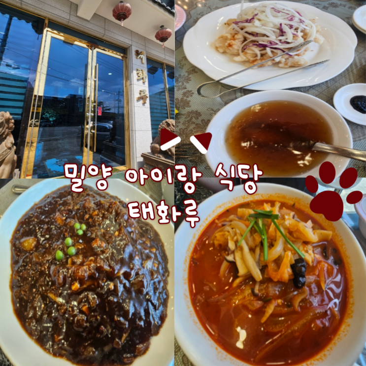  밀양 아이랑 가기 좋은 식당, 밀양 중식당:태화루 내돈내산 찐 후기!(간이 세지않아 아이랑 먹기 좋네요!)