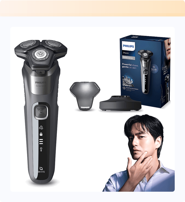  면도 지옥 탈출! 필립스 SkinIQ 5000, 내 피부에 스마트 면도를 선물하다