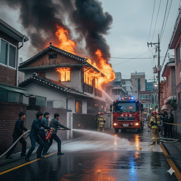  [화재속보] 9월 18일 잠 못 드는 새벽! 9월 18일 인천 구월동, 주택과 상가 덮친 불길! (인천 구월동 화재)