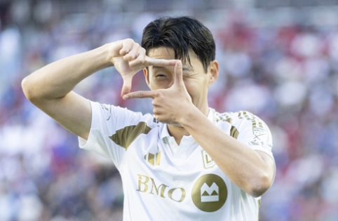 <b>손흥민 해트트릭 활약</b> LAFC 4대1 승리