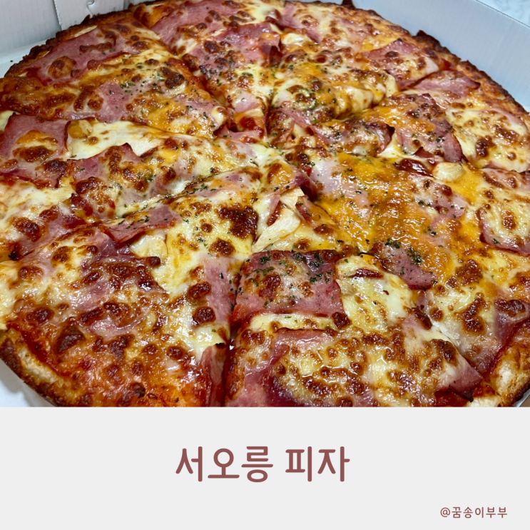  서오릉 피자 포장해서 먹기 좋은 가성비 메뉴