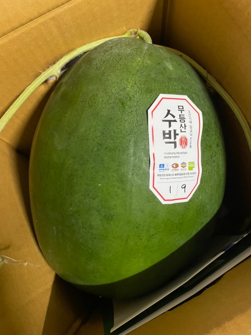 무등산 수박 마을 공동직판장 신비의 수박 푸랭이
