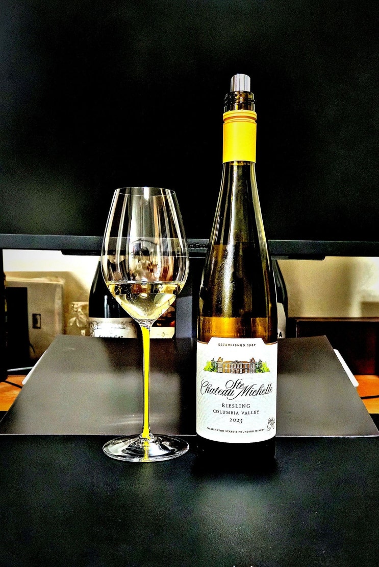  [화이트] 샤토 생 미셸 컬럼비아 밸리 리슬링 2023 Chateau Ste. Michelle Columbia Valley Riesling 2023 미국 워싱턴 리슬링 와인 리뷰