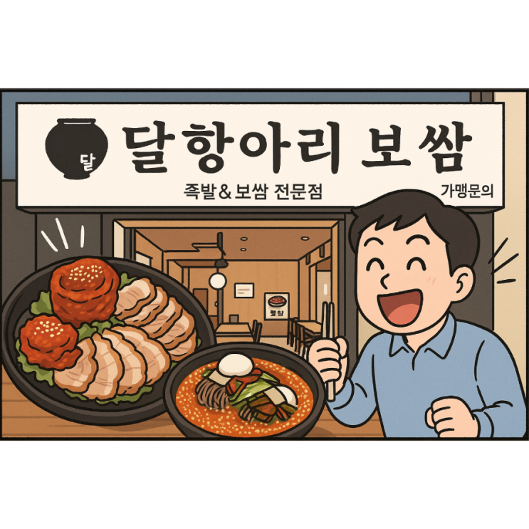  행당동 족발 맛집, 숙성 지대로인 달항아리보쌈 왕십리본점