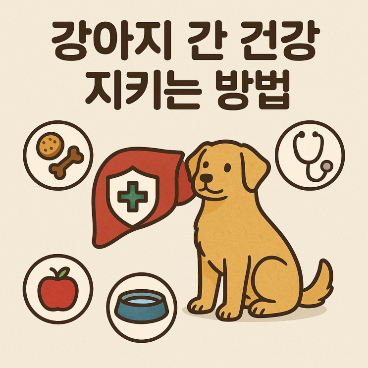  강아지 간 건강 지키는 방법  꼭 알아두세요