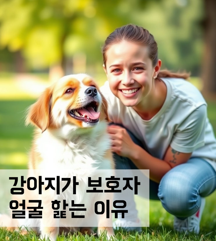 강아지가 보호자 얼굴 핥는 이유
