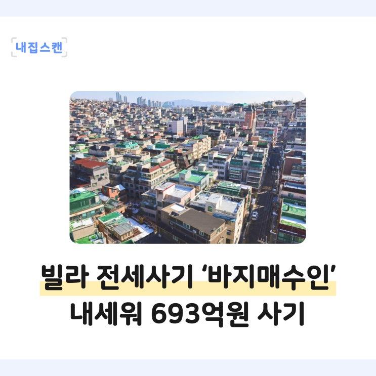 빌라 <b>전세사기</b> 동시진행 수법, '<b>바지매수인</b>' '가짜집주인... 