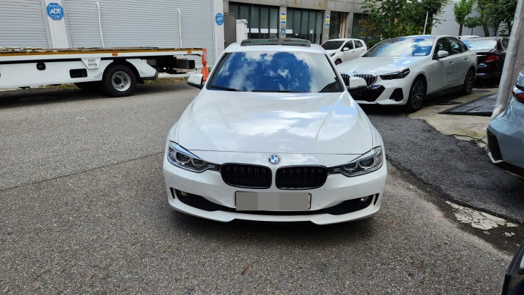  BMW 3시리즈  F30 해외 직구 카플레이 안드로이드 오토 제품 장착 작업