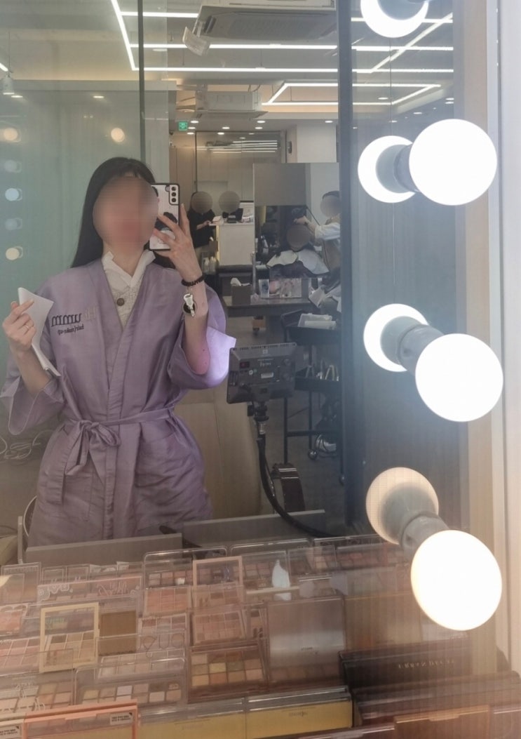  헤움 웨딩촬영 당일 후기 - 신부 촬영 메이크업