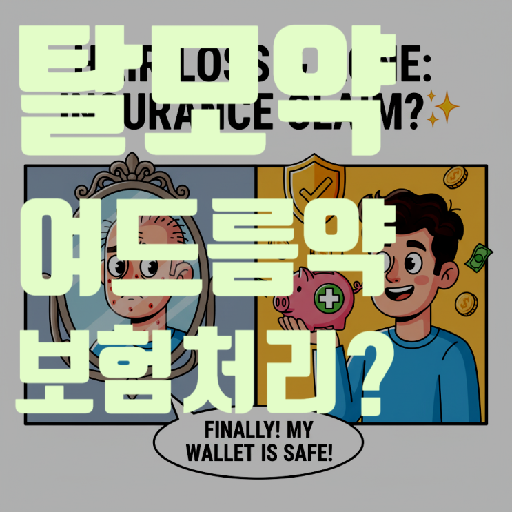  탈모약, 여드름약 실비보험 청구 A to Z : 2025년 최신 기준 총정리
