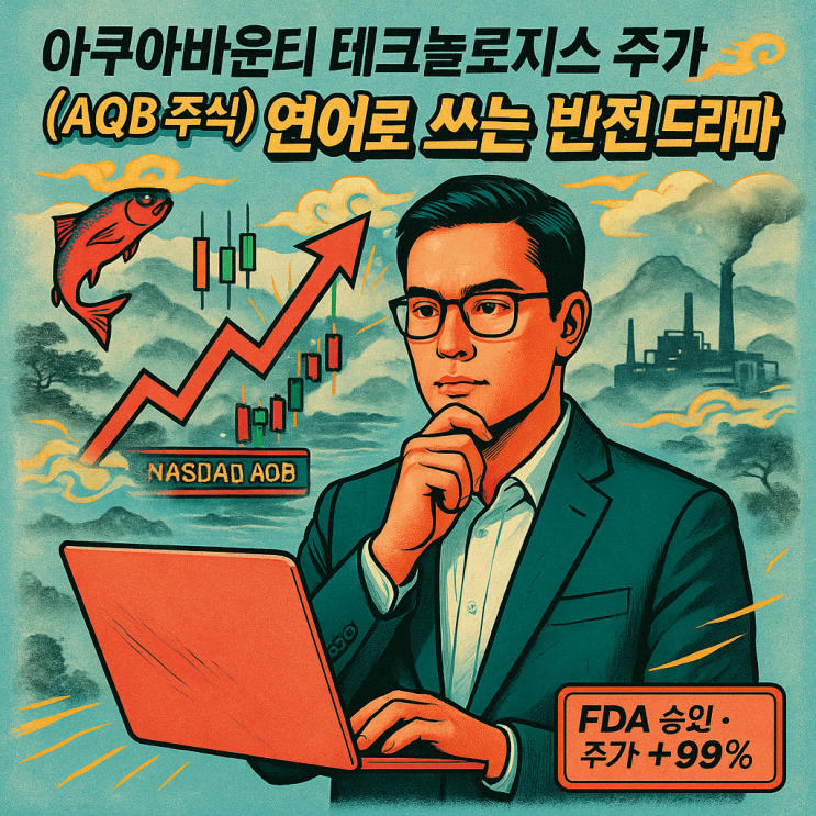  아쿠아바운티 테크놀로지스 주가 (AQB 주식) 급등 이유?
