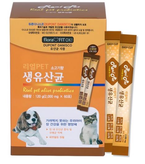  강아지 장 건강·소취 유산균, 리얼Pet  – 고소영이 직접 먹여보고 감탄한 영양제