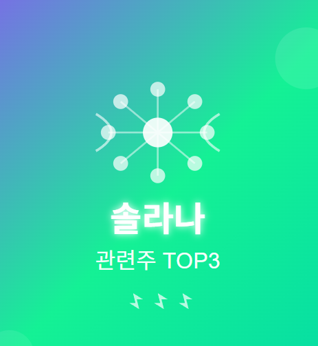  미국 솔라나 관련주 · 대장주 TOP5 : 블록체인 혁명의 암호화폐 투자 수혜 기회 