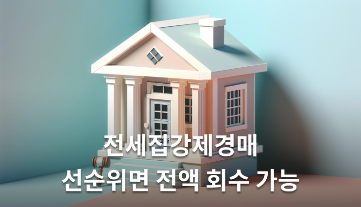  전세집강제경매 선순위면 전액 회수 가능