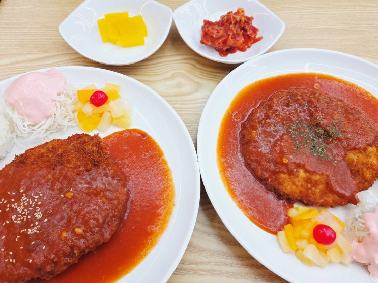  강릉 중앙시장 돈까스 맛집 추천, 장미경양식 강릉중앙시장점