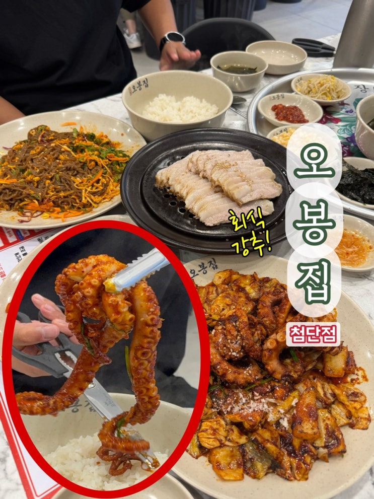  광주 첨단식당 추천 '오봉집' 불맛 가득 직화낙지볶음+항정보쌈 오봉스페셜 솔직후기
